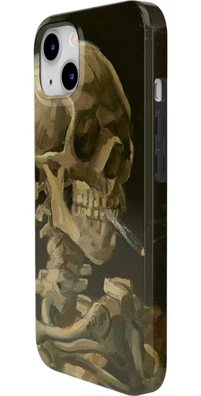 Clearance Price Van Gogh | Head of a Skeleton with a Burning Cigarette Phone Case  Stylish & Comfortable
