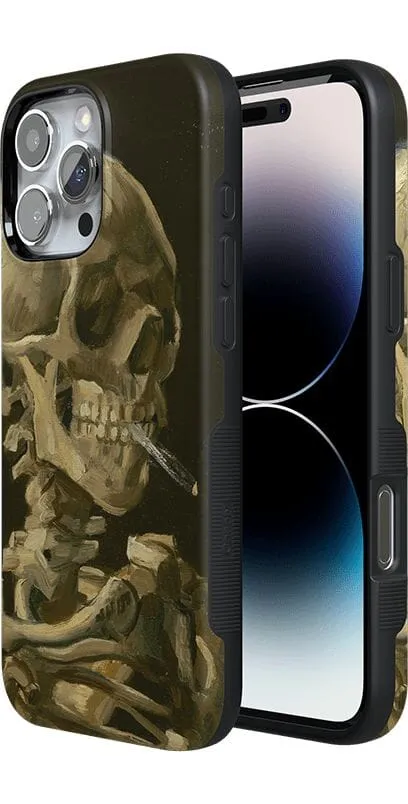 Clearance Price Van Gogh | Head of a Skeleton with a Burning Cigarette Phone Case  Stylish & Comfortable
