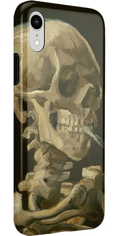 Clearance Price Van Gogh | Head of a Skeleton with a Burning Cigarette Phone Case  Stylish & Comfortable