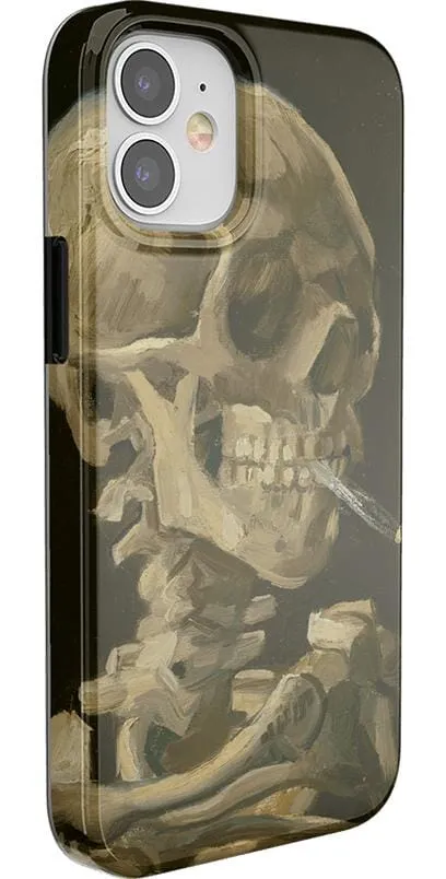 Clearance Price Van Gogh | Head of a Skeleton with a Burning Cigarette Phone Case  Stylish & Comfortable
