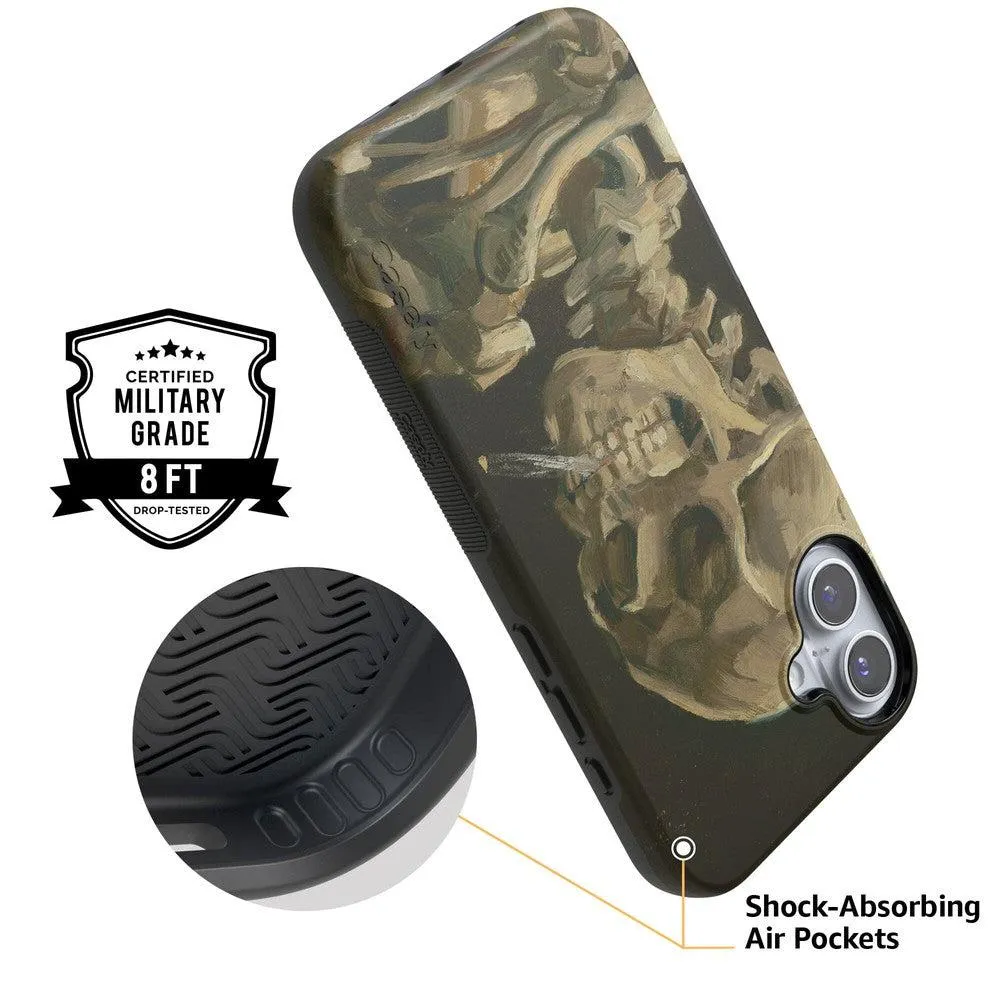 Clearance Price Van Gogh | Head of a Skeleton with a Burning Cigarette Phone Case  Stylish & Comfortable