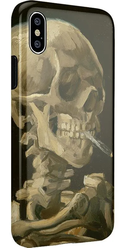 Clearance Price Van Gogh | Head of a Skeleton with a Burning Cigarette Phone Case  Stylish & Comfortable