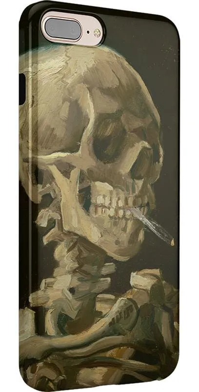 Clearance Price Van Gogh | Head of a Skeleton with a Burning Cigarette Phone Case  Stylish & Comfortable