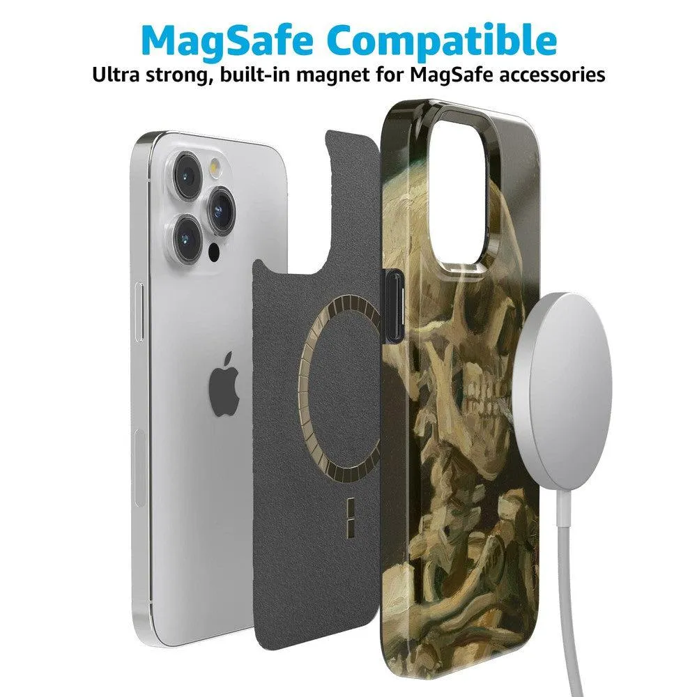 Clearance Price Van Gogh | Head of a Skeleton with a Burning Cigarette Phone Case  Stylish & Comfortable