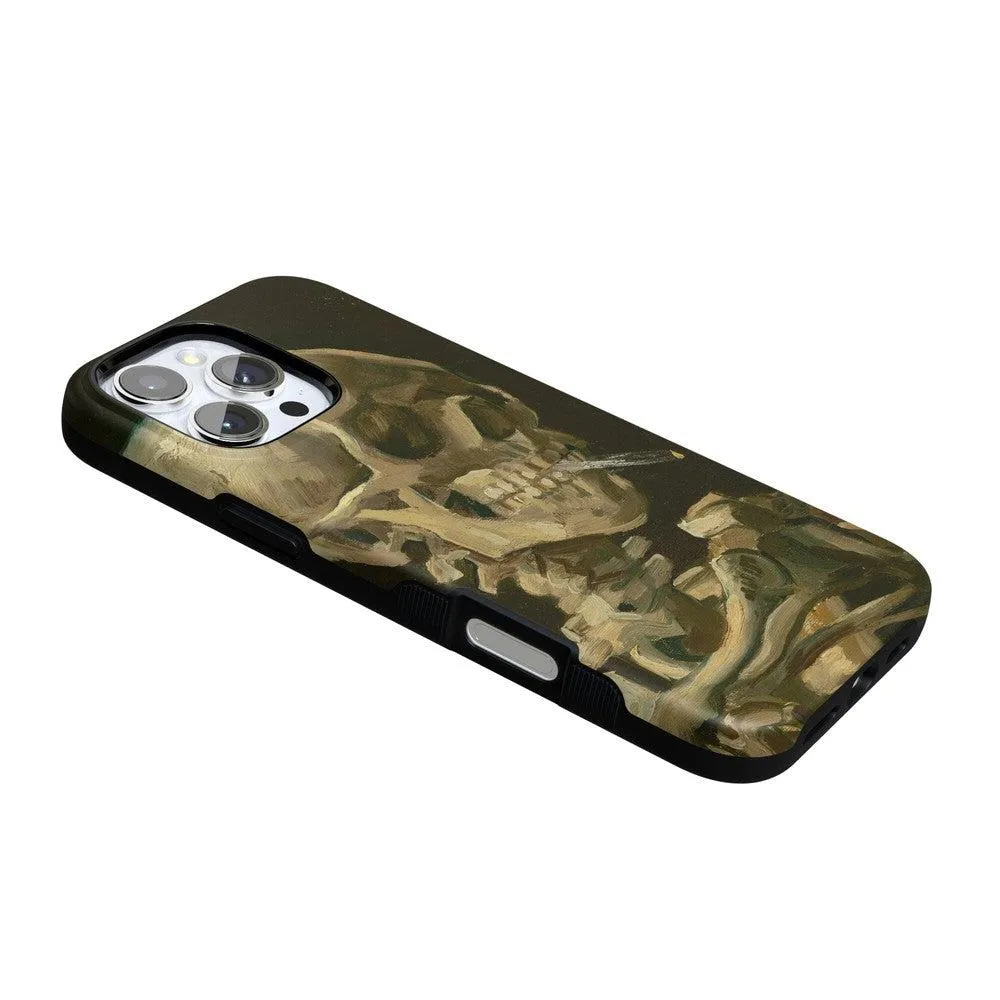 Clearance Price Van Gogh | Head of a Skeleton with a Burning Cigarette Phone Case  Stylish & Comfortable