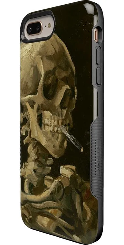 Clearance Price Van Gogh | Head of a Skeleton with a Burning Cigarette Phone Case  Stylish & Comfortable
