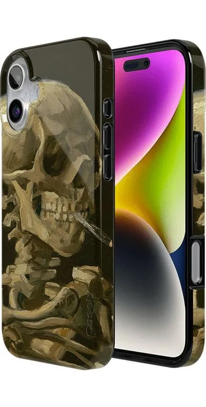Clearance Price Van Gogh | Head of a Skeleton with a Burning Cigarette Phone Case  Stylish & Comfortable