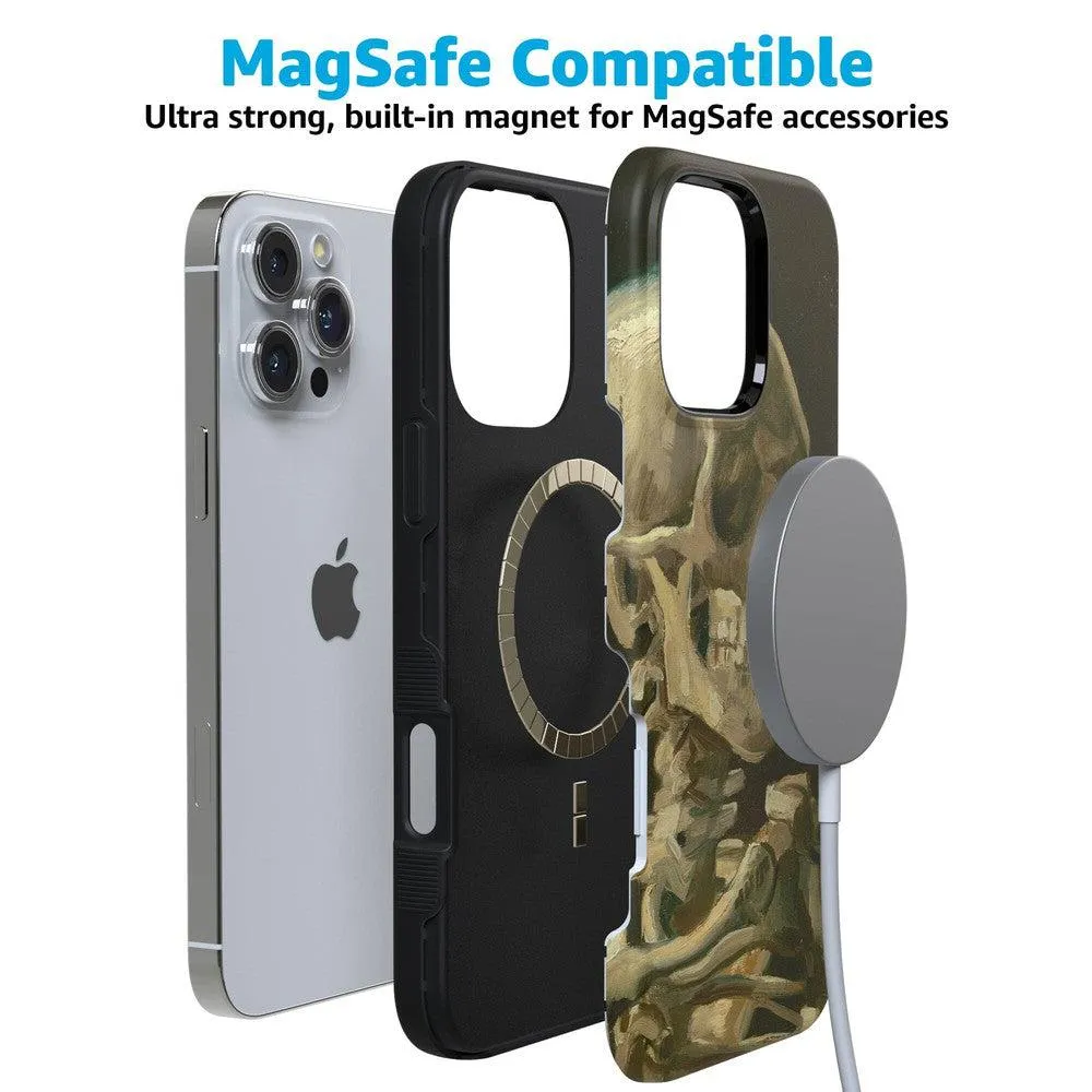 Clearance Price Van Gogh | Head of a Skeleton with a Burning Cigarette Phone Case  Stylish & Comfortable