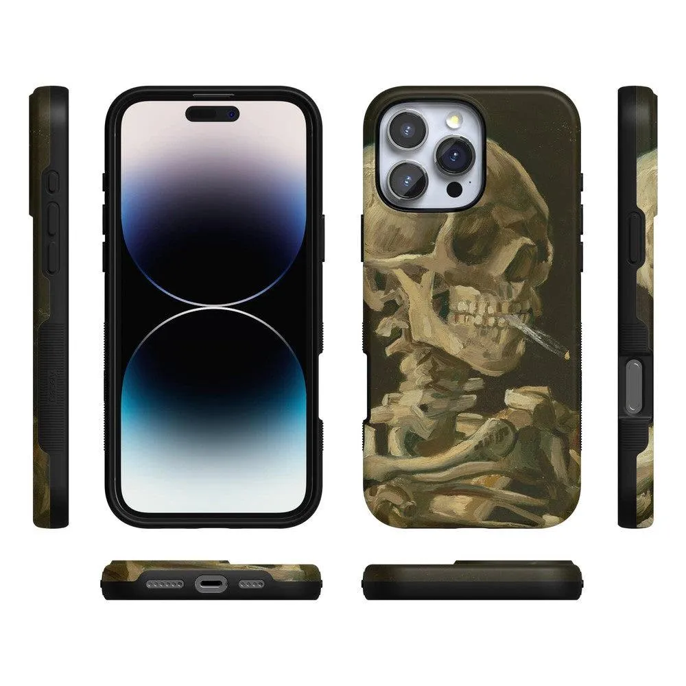 Clearance Price Van Gogh | Head of a Skeleton with a Burning Cigarette Phone Case  Stylish & Comfortable