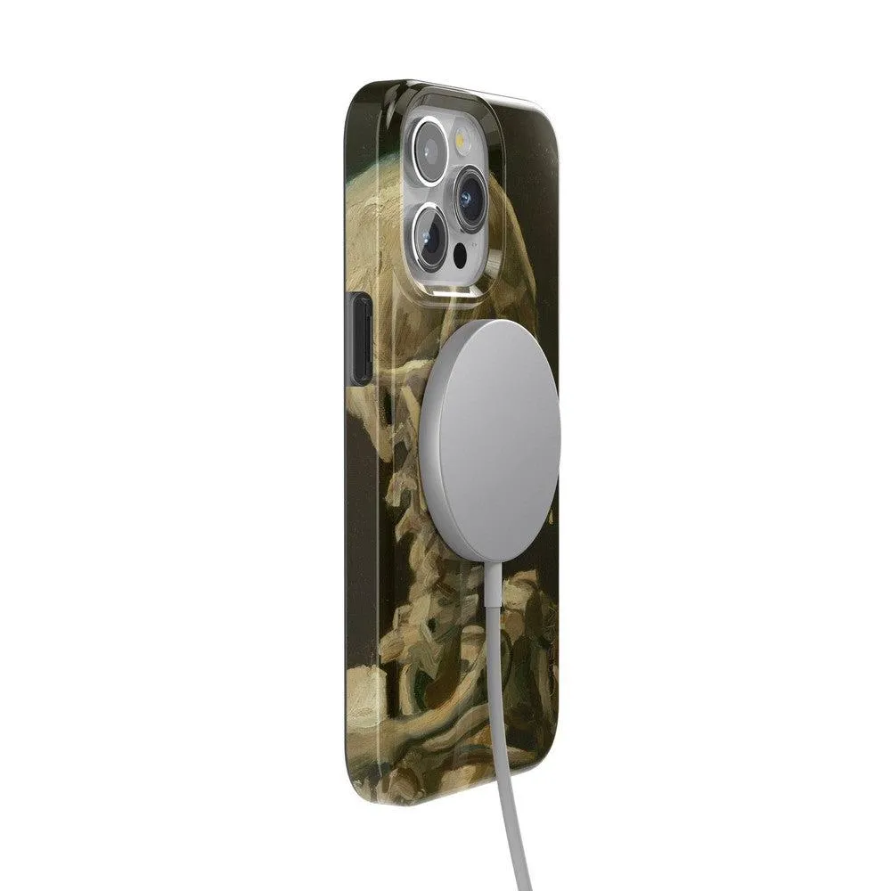 Clearance Price Van Gogh | Head of a Skeleton with a Burning Cigarette Phone Case  Stylish & Comfortable