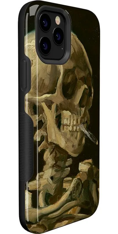 Clearance Price Van Gogh | Head of a Skeleton with a Burning Cigarette Phone Case  Stylish & Comfortable