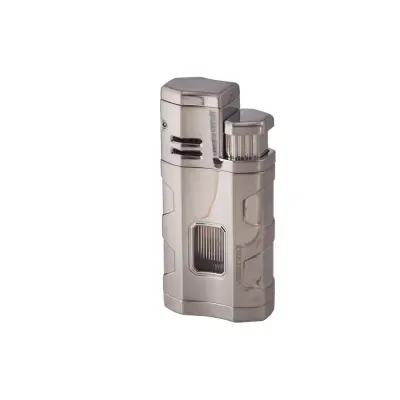 Clearance Price Vertigo Envoy Triple Torch Flame Lighter w/Cigar Punch  Ends Soon!