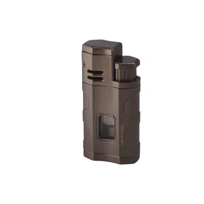 Clearance Price Vertigo Envoy Triple Torch Flame Lighter w/Cigar Punch  Ends Soon!
