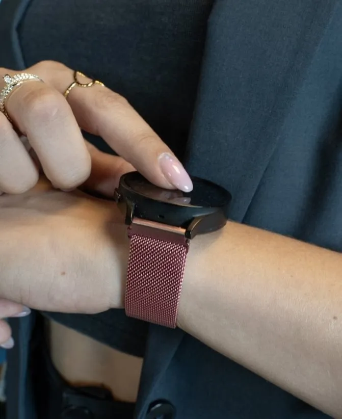 Clearance Price Xiaomi Amazfit GTS Milanese Strap (Pink)  Today Only!