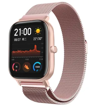 Clearance Price Xiaomi Amazfit GTS Milanese Strap (Pink)  Today Only!