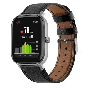 Clearance Price Xiaomi Amazfit GTS Modern Leather Strap (Black)  Almost Gone!