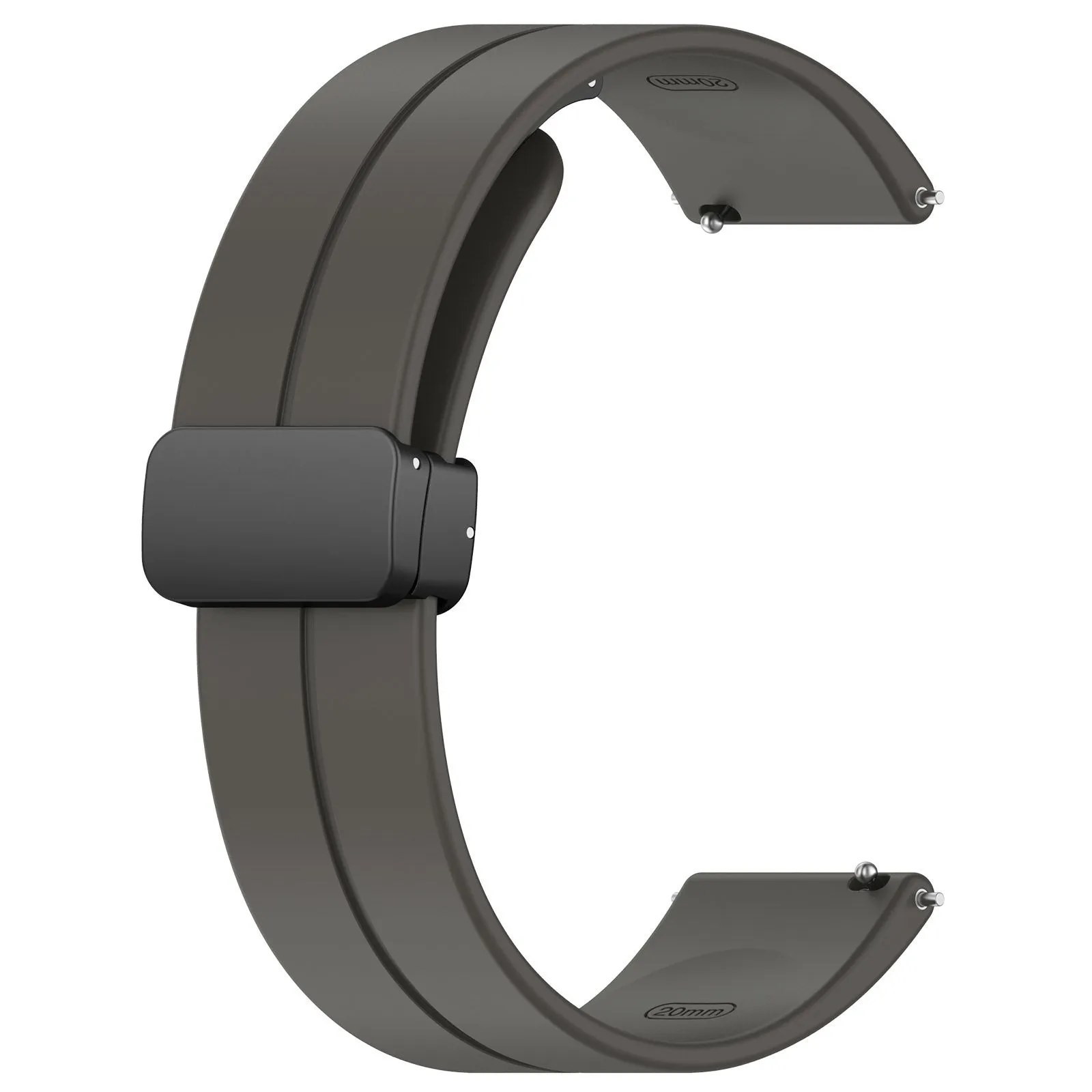 Clearance Price Xiaomi Amazfit GTS Silicone Strap D-Buckle (Dark Grey)  Last Chance!