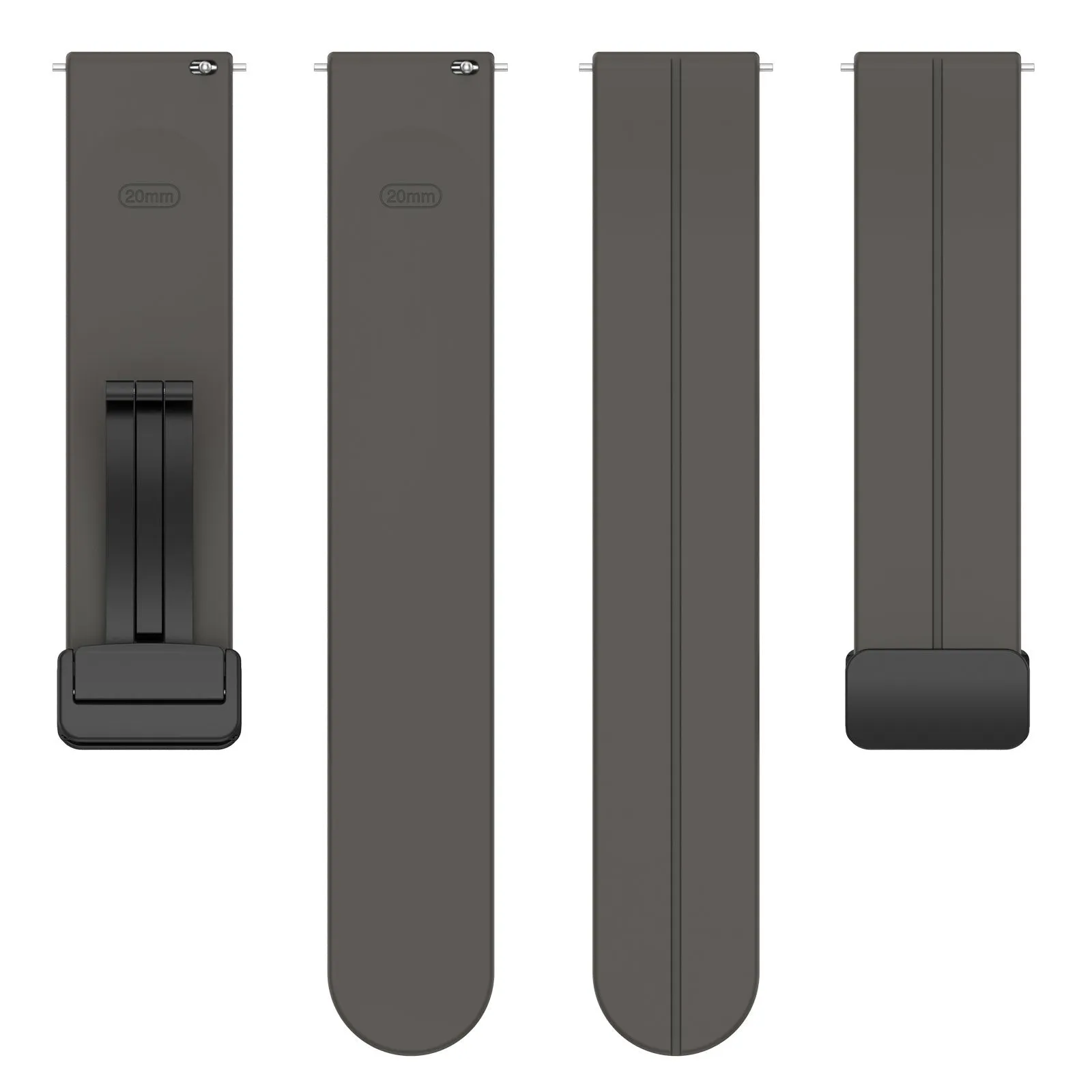 Clearance Price Xiaomi Amazfit GTS Silicone Strap D-Buckle (Dark Grey)  Last Chance!