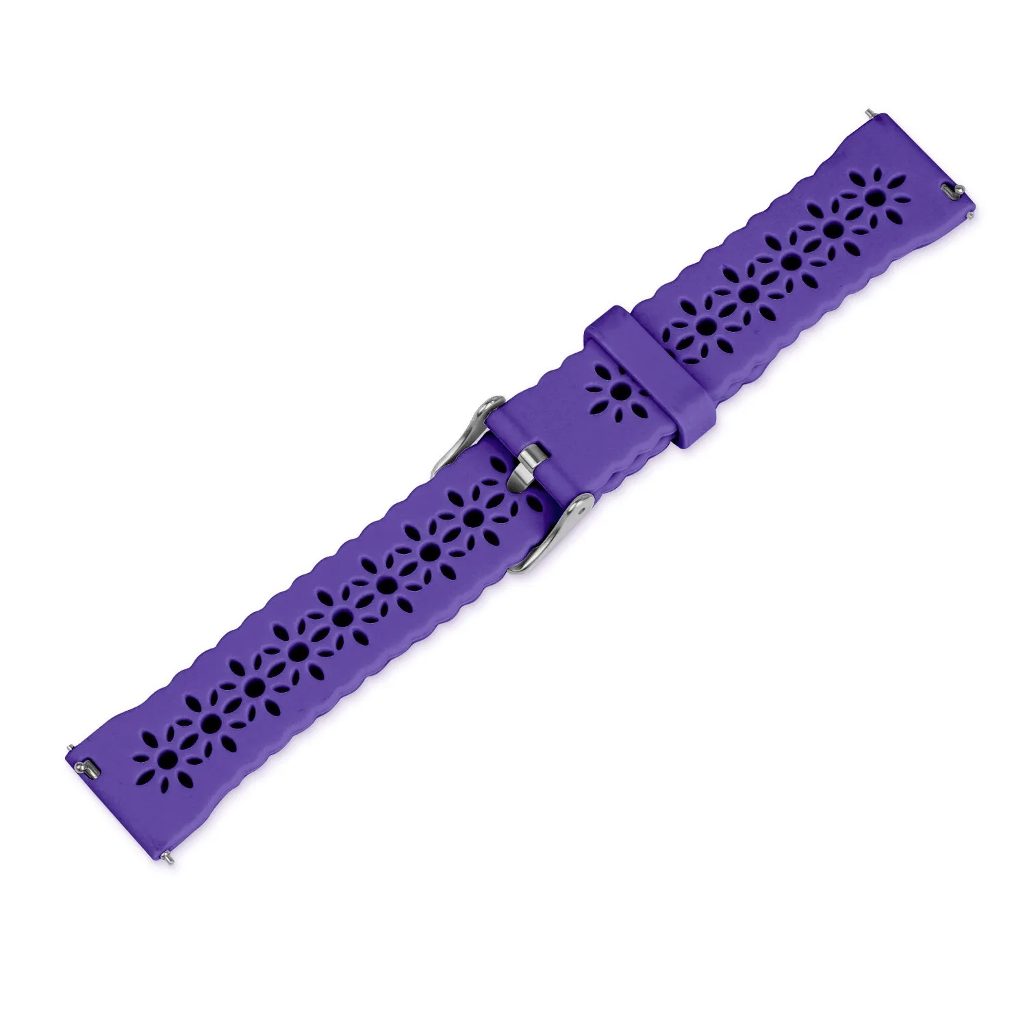 Clearance Price Xiaomi Amazfit GTS Silicone Strap Patterned (Deep Purple)  Dont Miss Out!