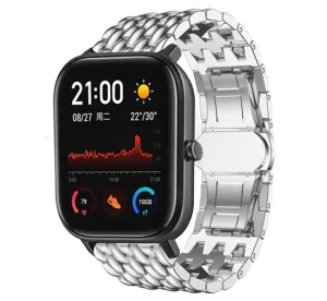 Clearance Price Xiaomi Amazfit GTS Steel Dragon Strap (Silver)  Almost Gone!