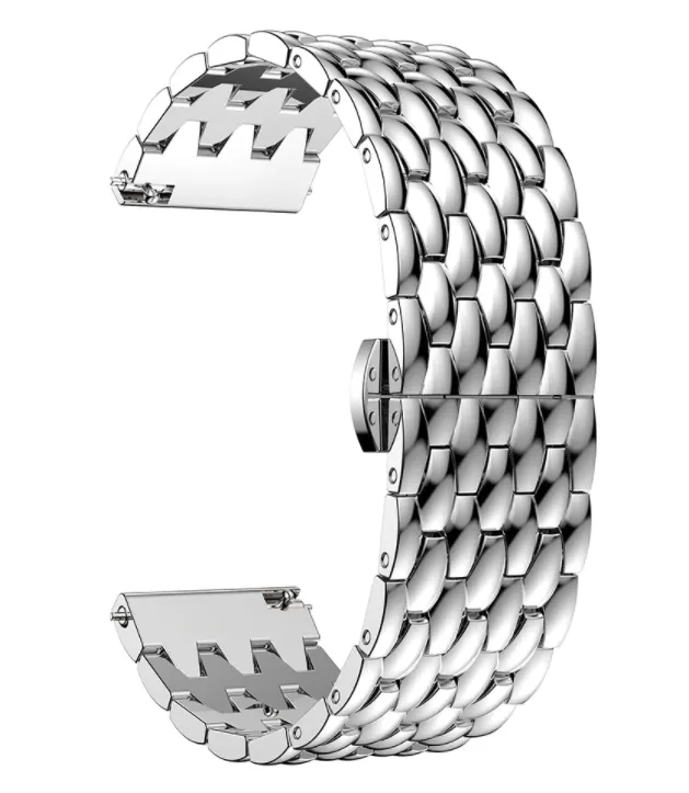 Clearance Price Xiaomi Amazfit GTS Steel Dragon Strap (Silver)  Almost Gone!
