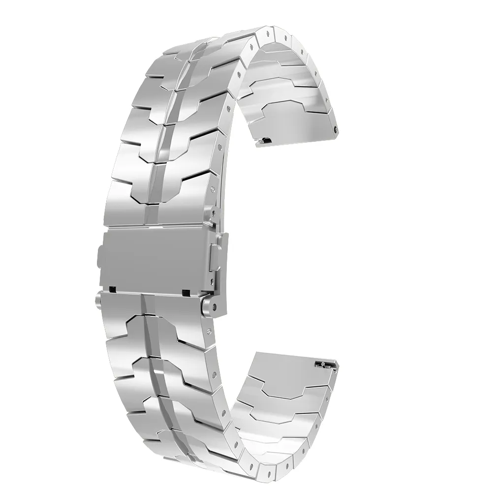 Clearance Price Xiaomi Amazfit GTS Steel Iron Strap (Silver)  Stylish & Comfortable