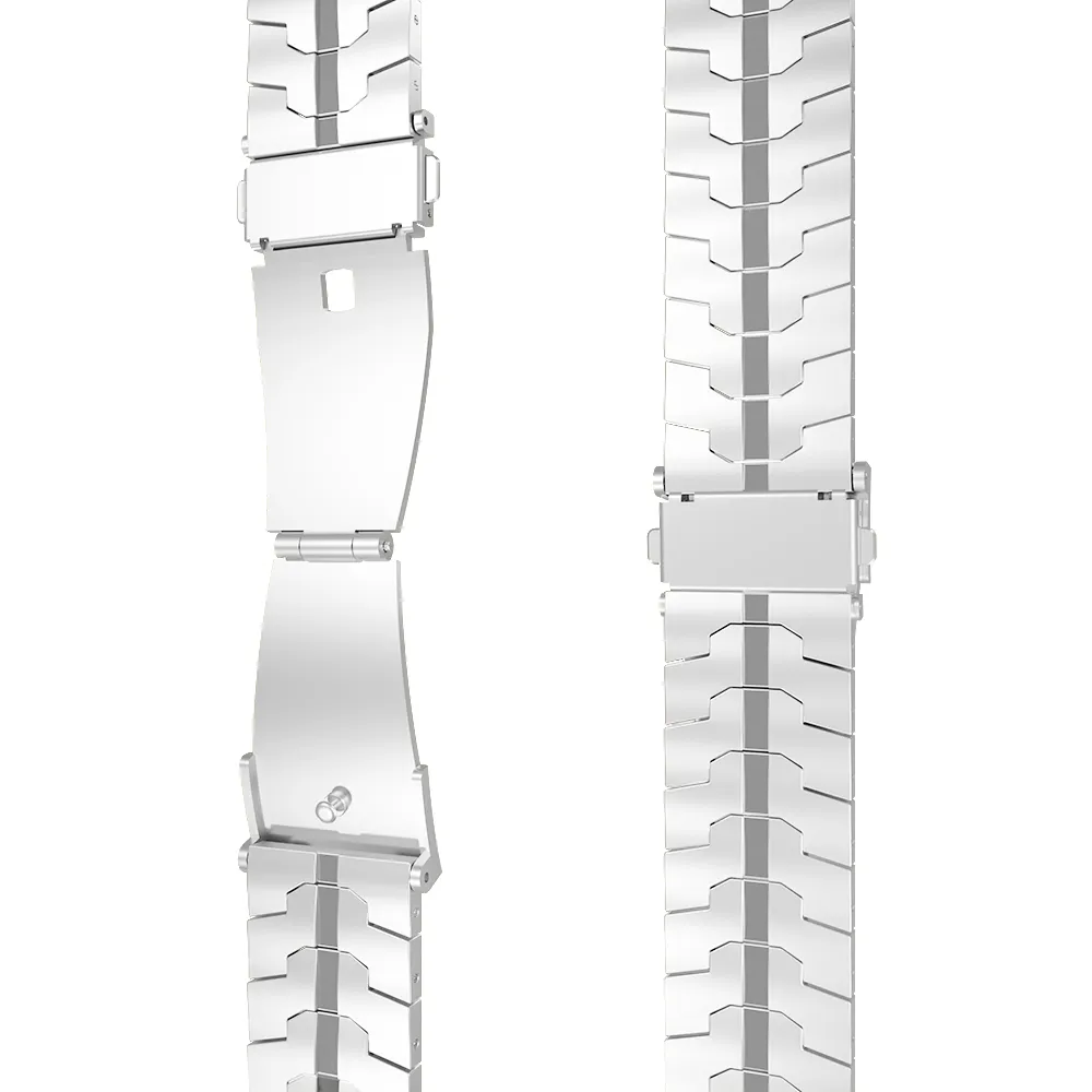 Clearance Price Xiaomi Amazfit GTS Steel Iron Strap (Silver)  Stylish & Comfortable