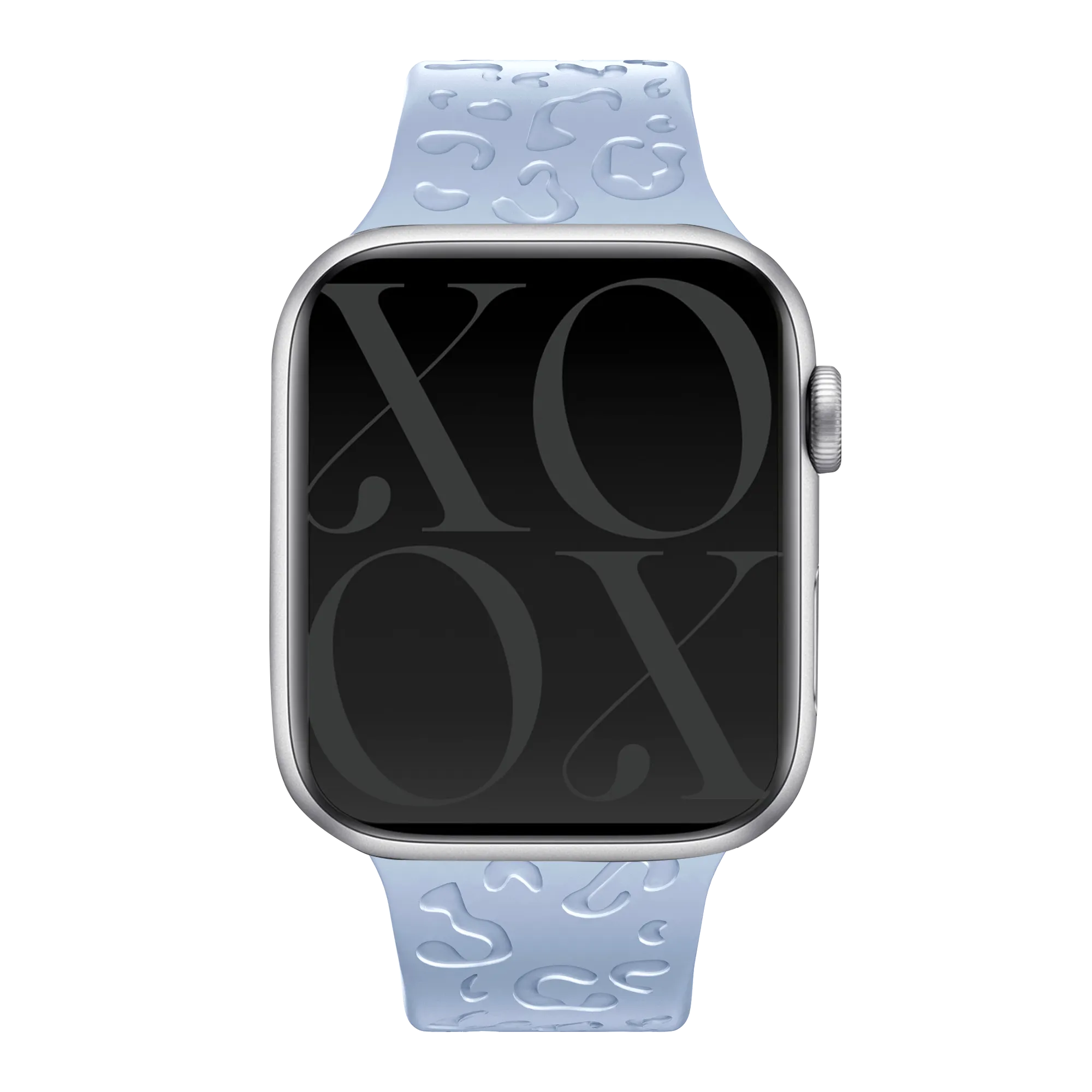 Clearance Price xoxo Wildhearts Apple Watch Silicone Strap Leopard Print (Light Blue)  Limited Release!