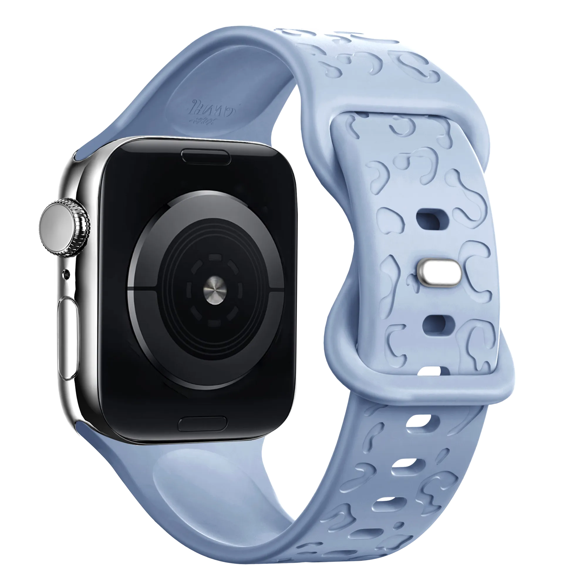Clearance Price xoxo Wildhearts Apple Watch Silicone Strap Leopard Print (Light Blue)  Limited Release!