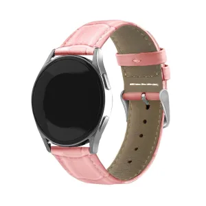 Customer Favorite Amazfit GTS 2 Leather Strap Crocodile Grain (Grey/Pink)  Going Fast!