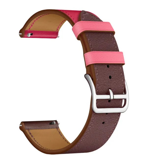 Customer Favorite Amazfit GTS 2 Leather Strap (Pink/Red Brown)  Dont Miss Out!