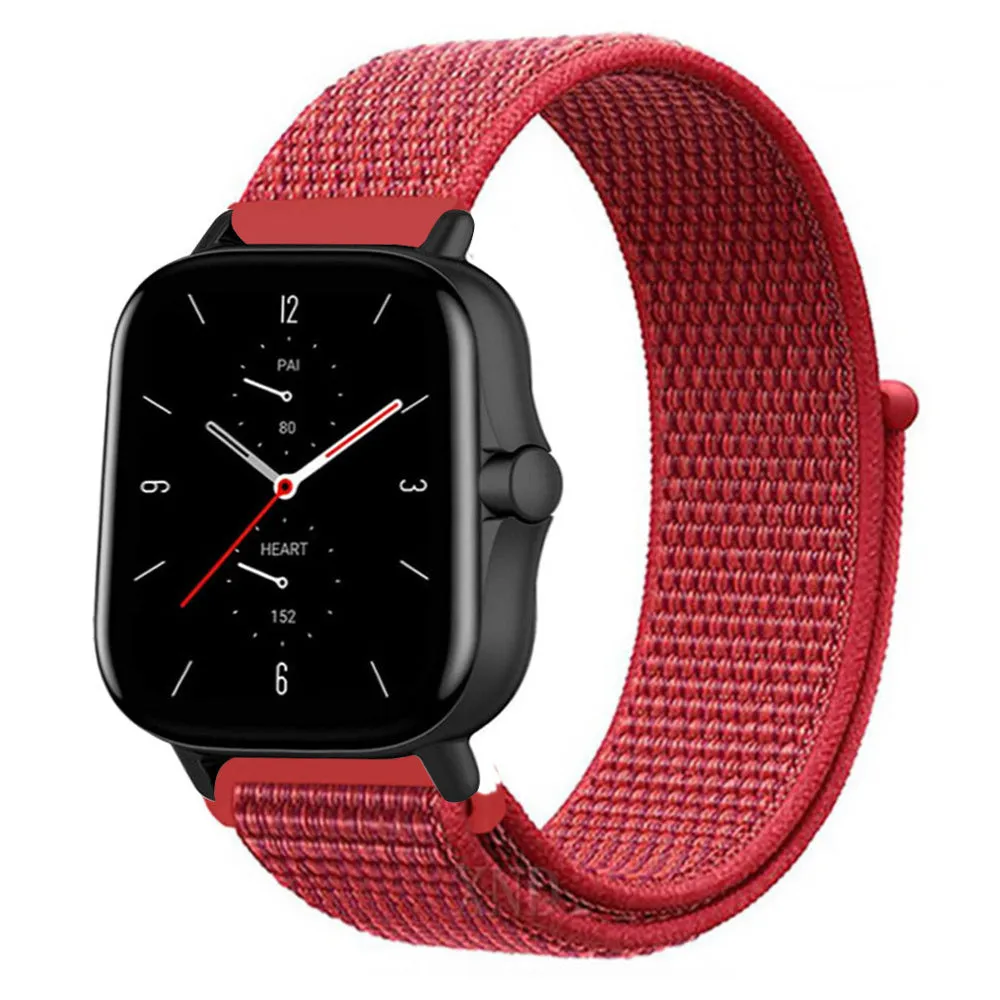 Customer Favorite Amazfit GTS 2 Nylon Strap (Red)  Last Chance!