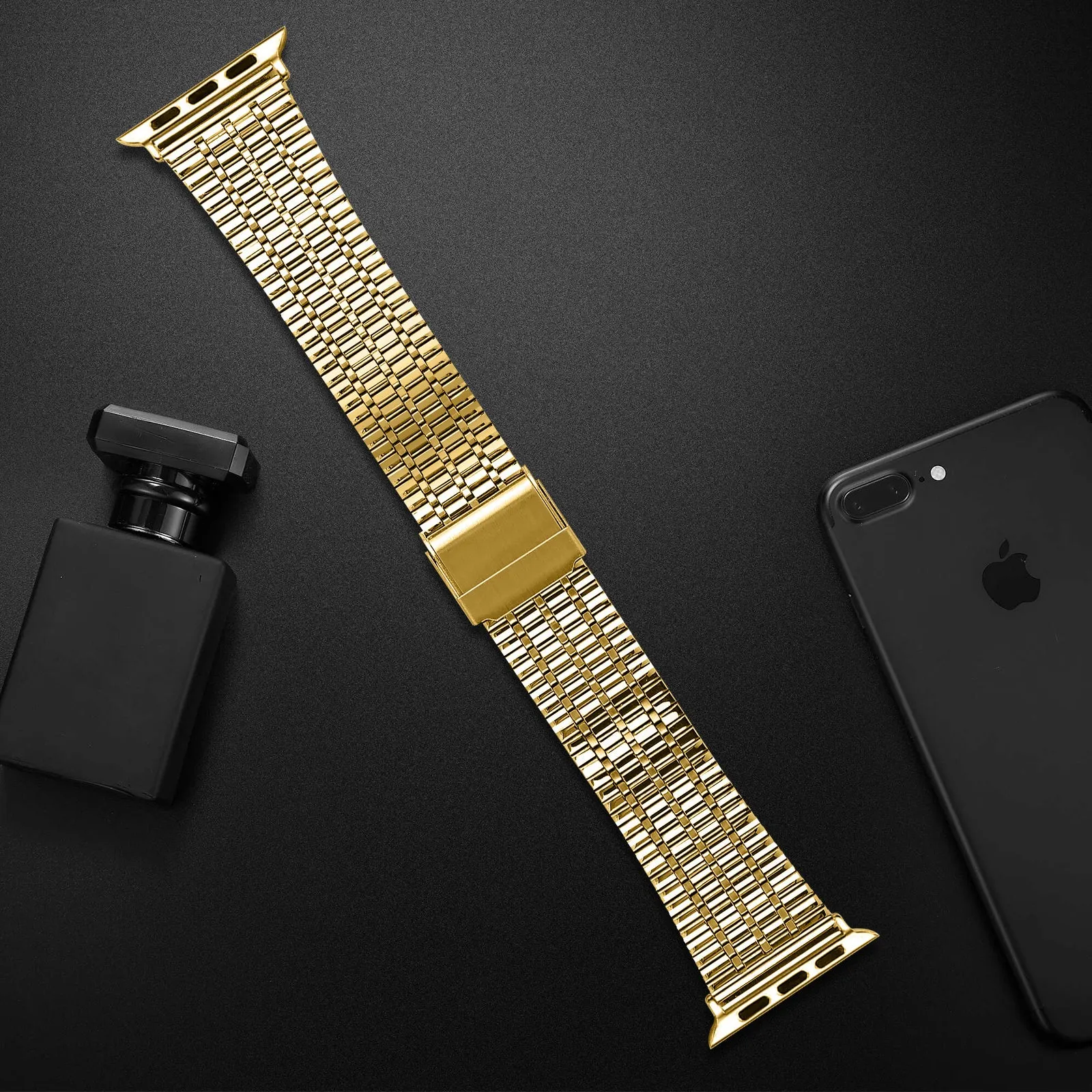Customer Favorite Apple Watch Fine Steel Strap (Gold)  Last Chance!