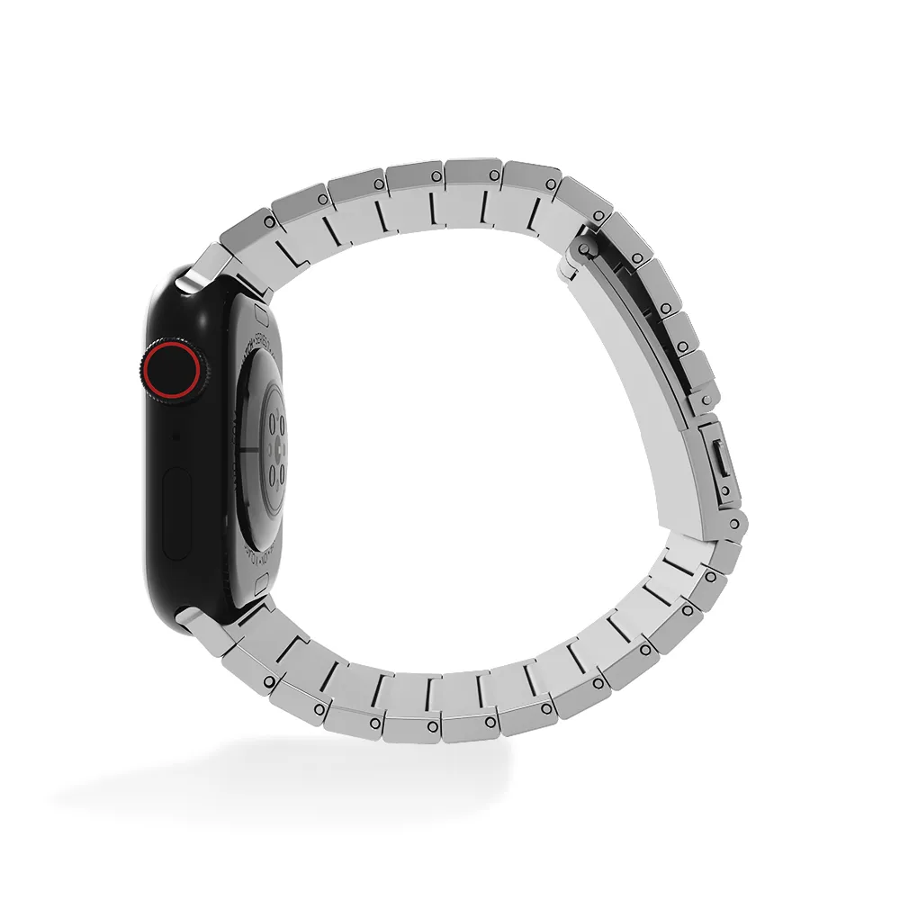 Customer Favorite Apple Watch Premium Titanium Strap (Silver)  Ends Soon!