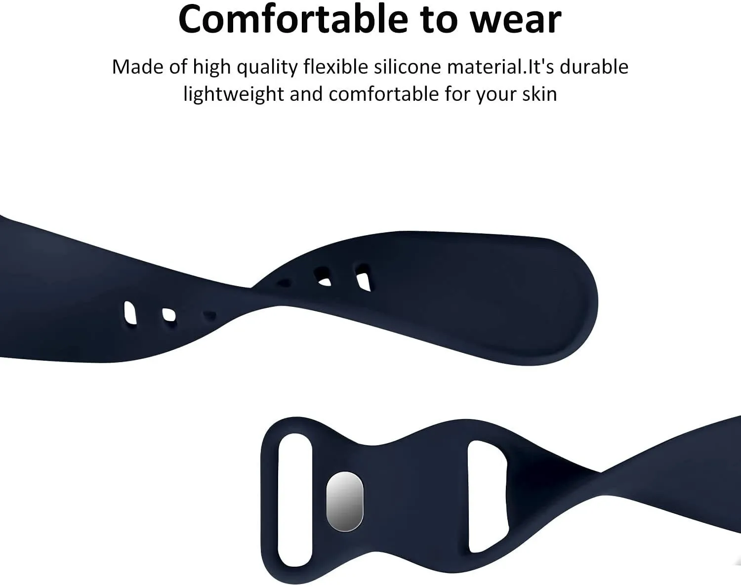 Customer Favorite Apple Watch Silicone Strap Classic (Dark Blue)  Limited Release!