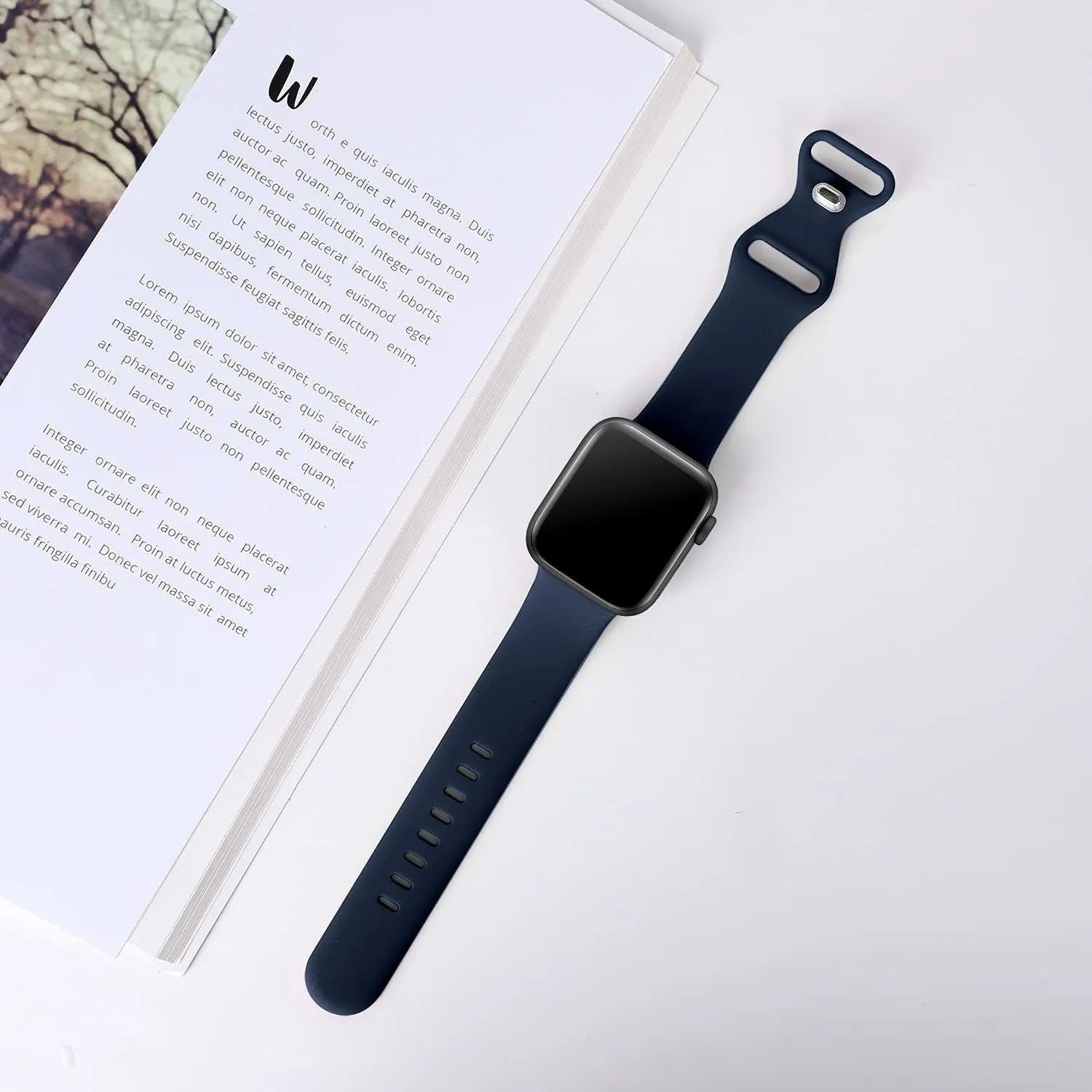 Customer Favorite Apple Watch Silicone Strap Classic (Dark Blue)  Limited Release!
