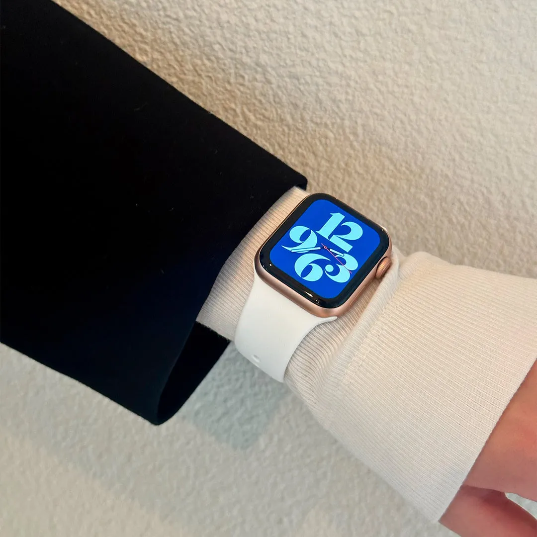 Customer Favorite Apple Watch Silicone Strap Classic (White)  Almost Gone!