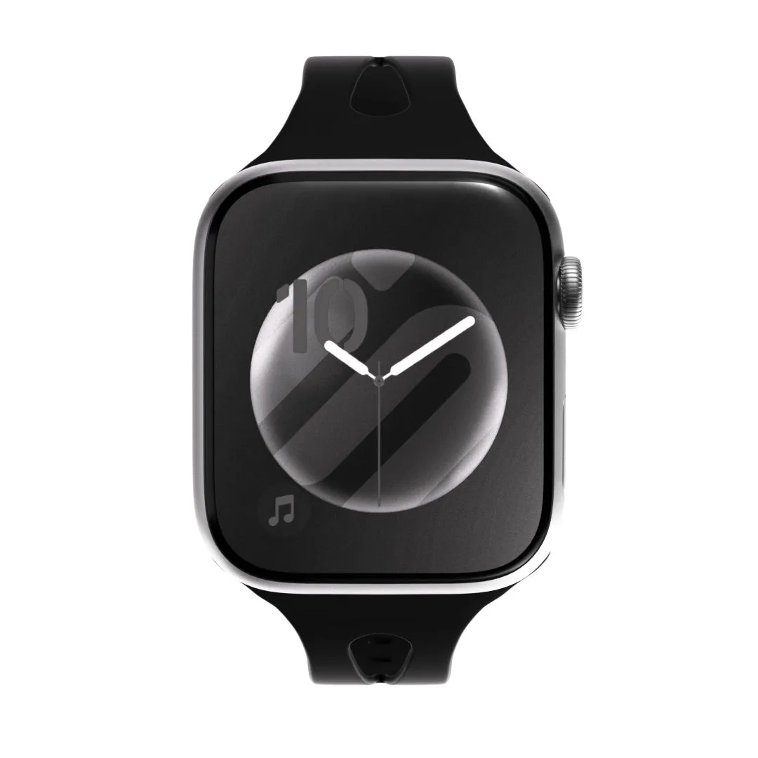 Customer Favorite Apple Watch Slim Silicone Strap (Black)  Going Fast!