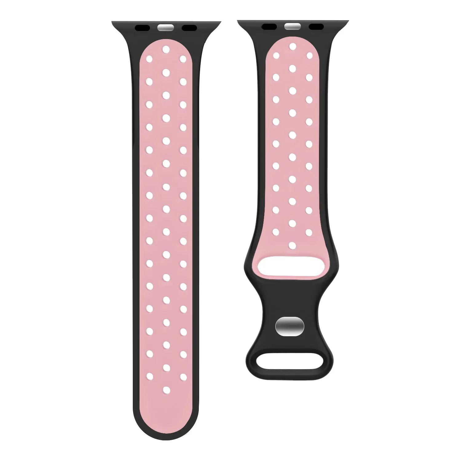 Customer Favorite Apple Watch Sport Strap Classic (Black/Pink)  Last Chance!