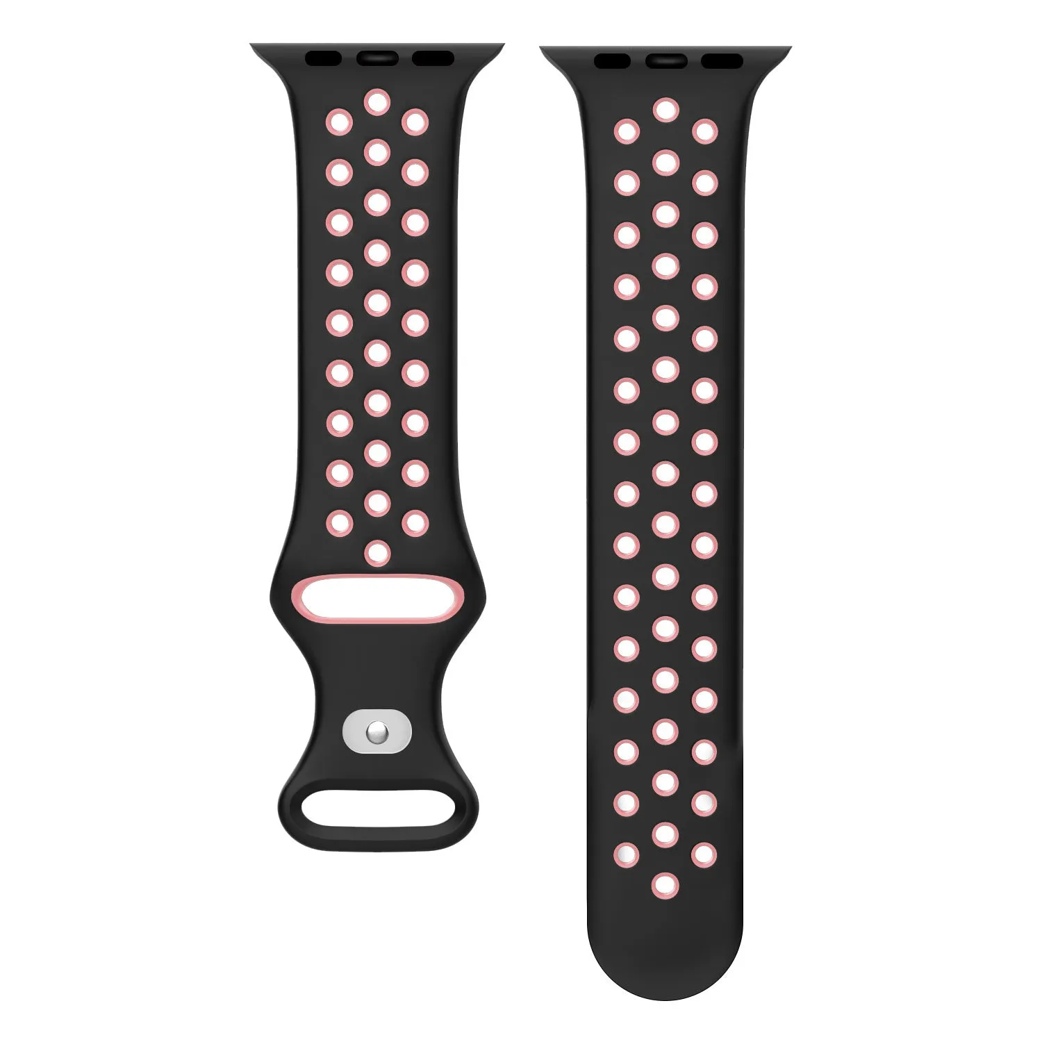 Customer Favorite Apple Watch Sport Strap Classic (Black/Pink)  Last Chance!