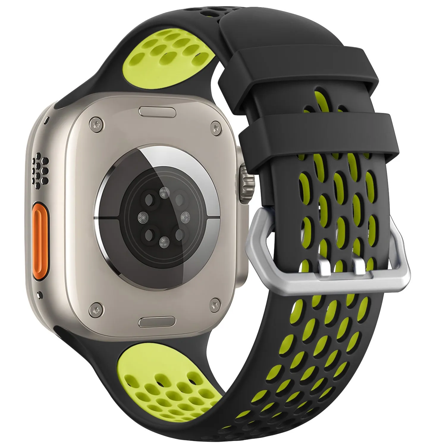 Customer Favorite Apple Watch Sport Strap with Buckle (Black/Yellow)  Almost Sold Out!