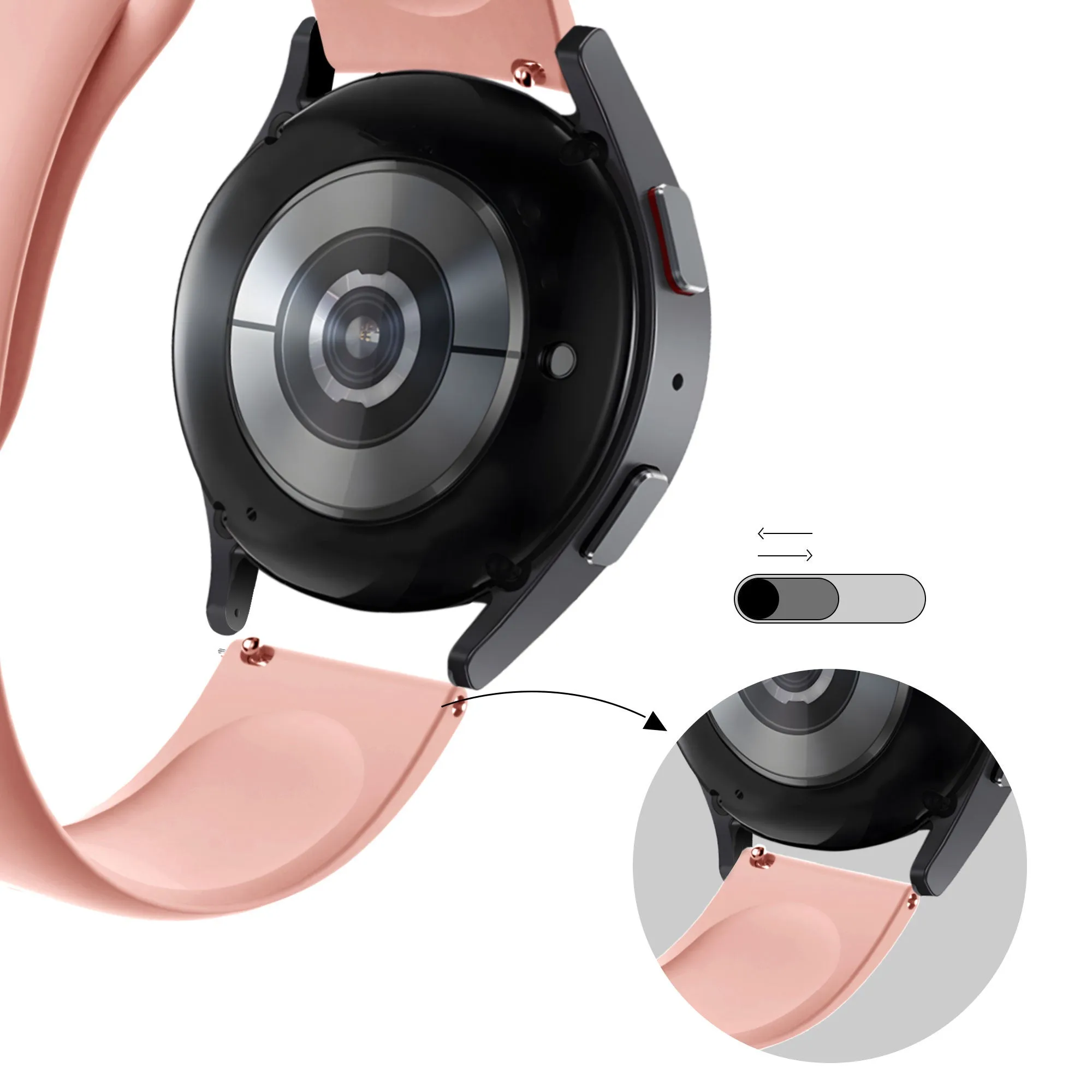 Customer Favorite Bandz Amazfit GTS 2 Sport Strap 'Deluxe' (Light Pink)  Last Chance!