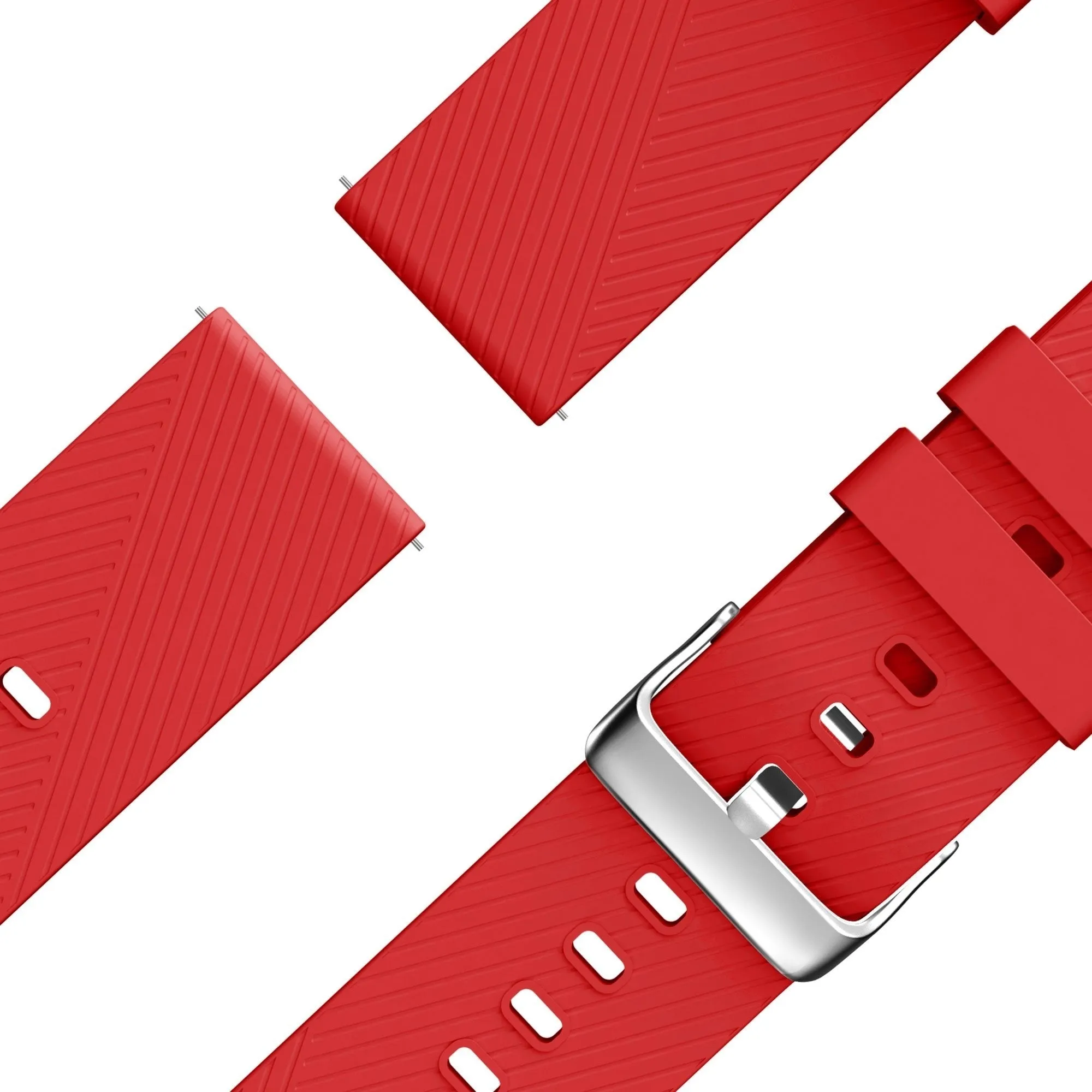 Customer Favorite Bandz Amazfit GTS 4 (Mini) Silicone Strap 'Deluxe' (Red)  Limited Availability!