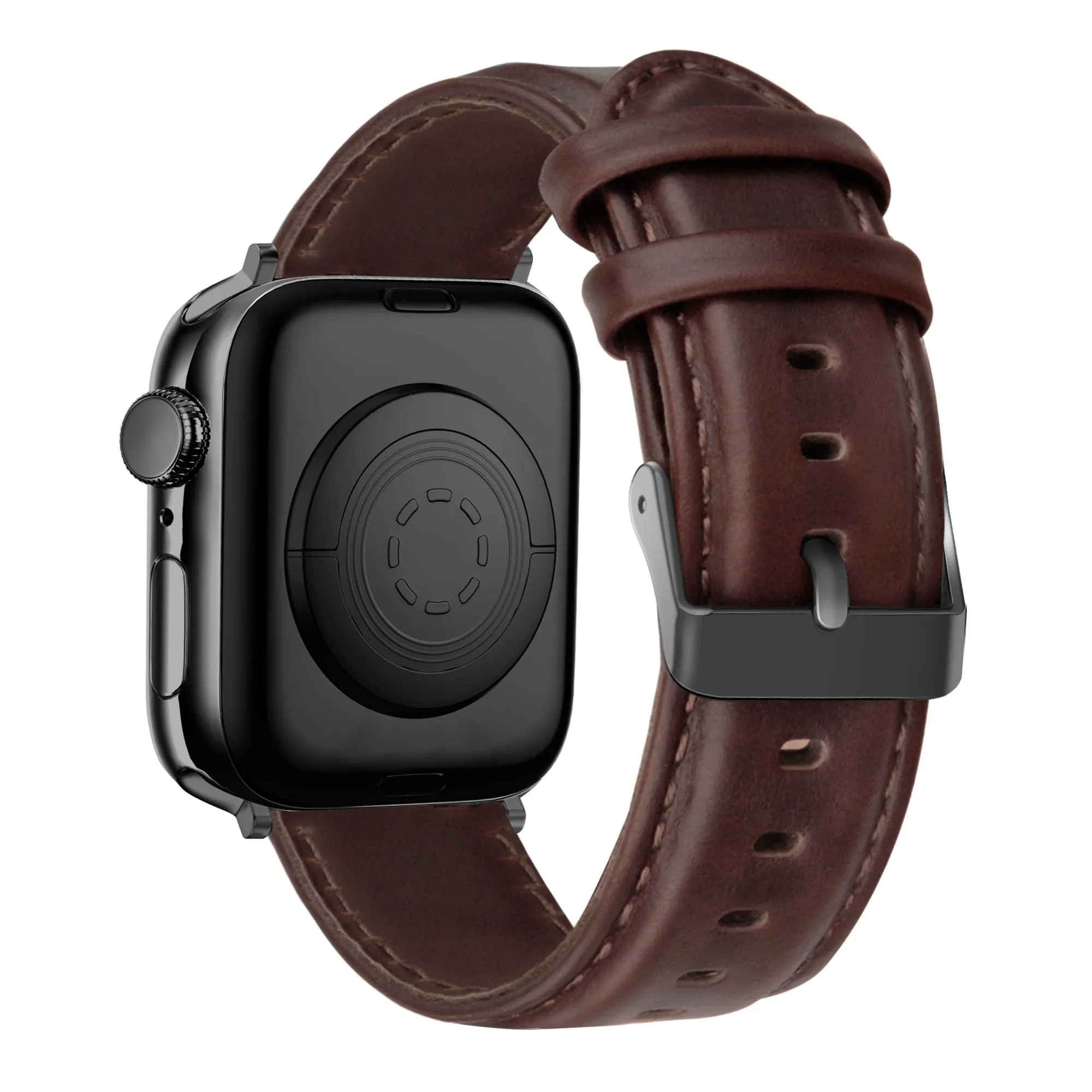 Customer Favorite Bandz Apple Watch Genuine Leather Strap (Dark Brown)  Limited Release!