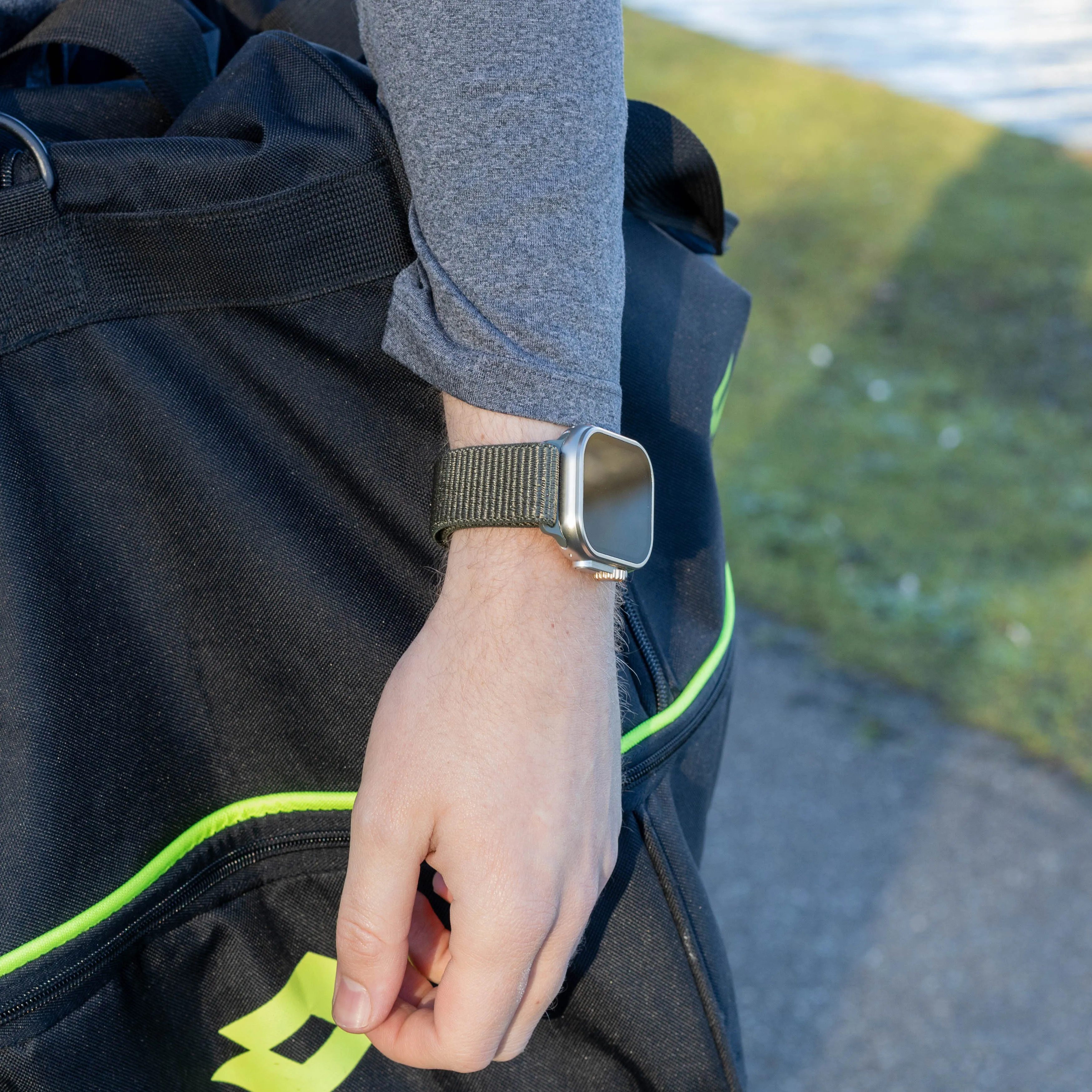 Customer Favorite Bandz Apple Watch Nylon Strap 'Classic' with P-Buckle (Army Green)  Going Fast!