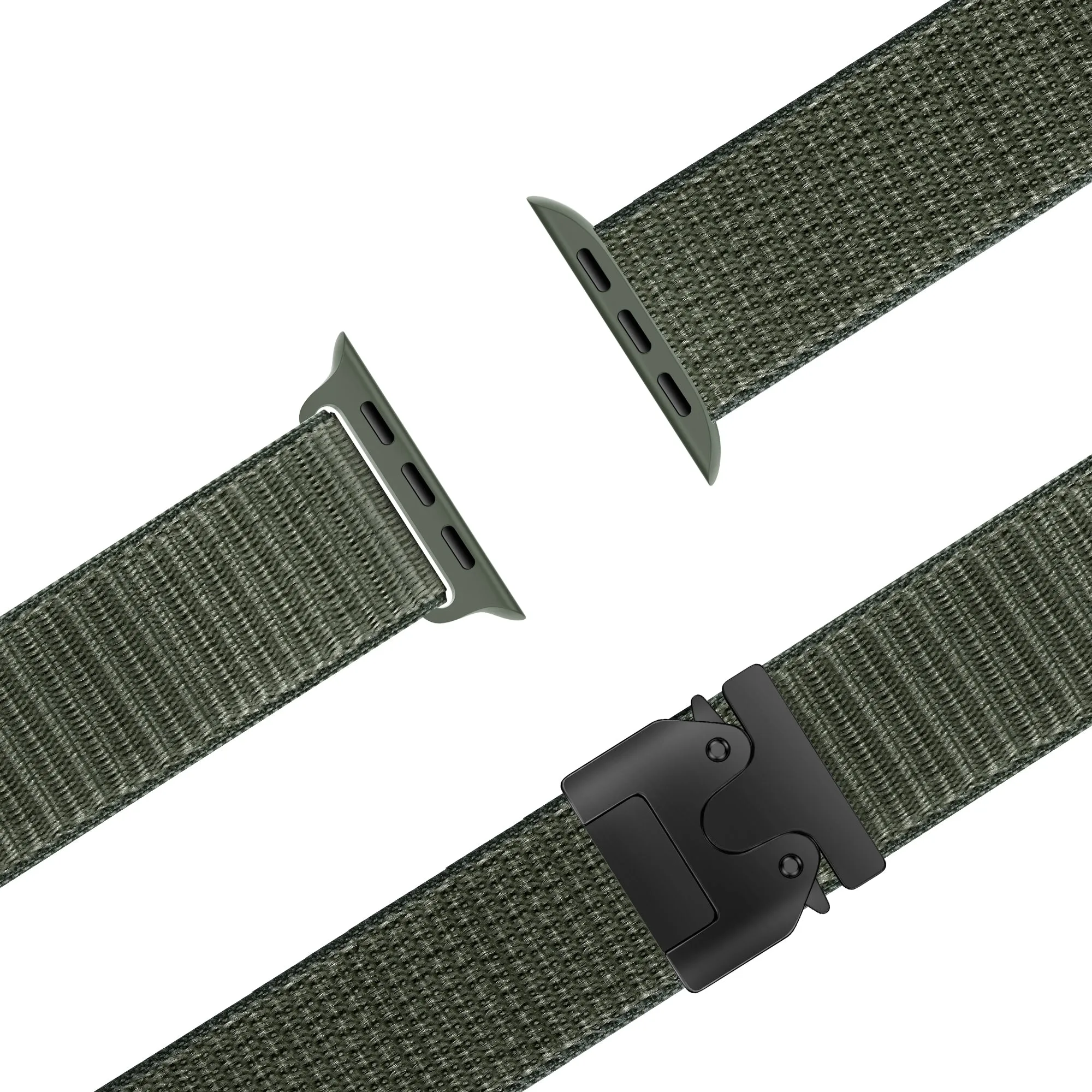 Customer Favorite Bandz Apple Watch Nylon Strap 'Classic' with P-Buckle (Army Green)  Going Fast!