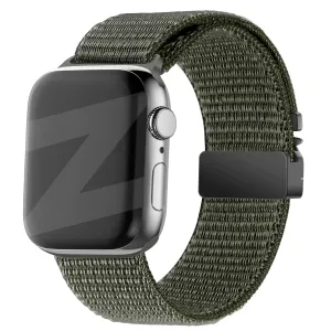 Customer Favorite Bandz Apple Watch Nylon Strap 'Classic' with P-Buckle (Army Green)  Going Fast!