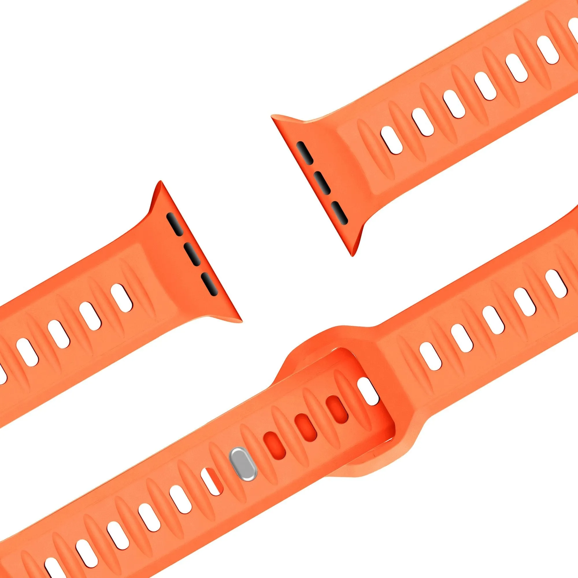 Customer Favorite Bandz Apple Watch Silicone Strap 'Outdoor' (Orange)  Ends Soon!