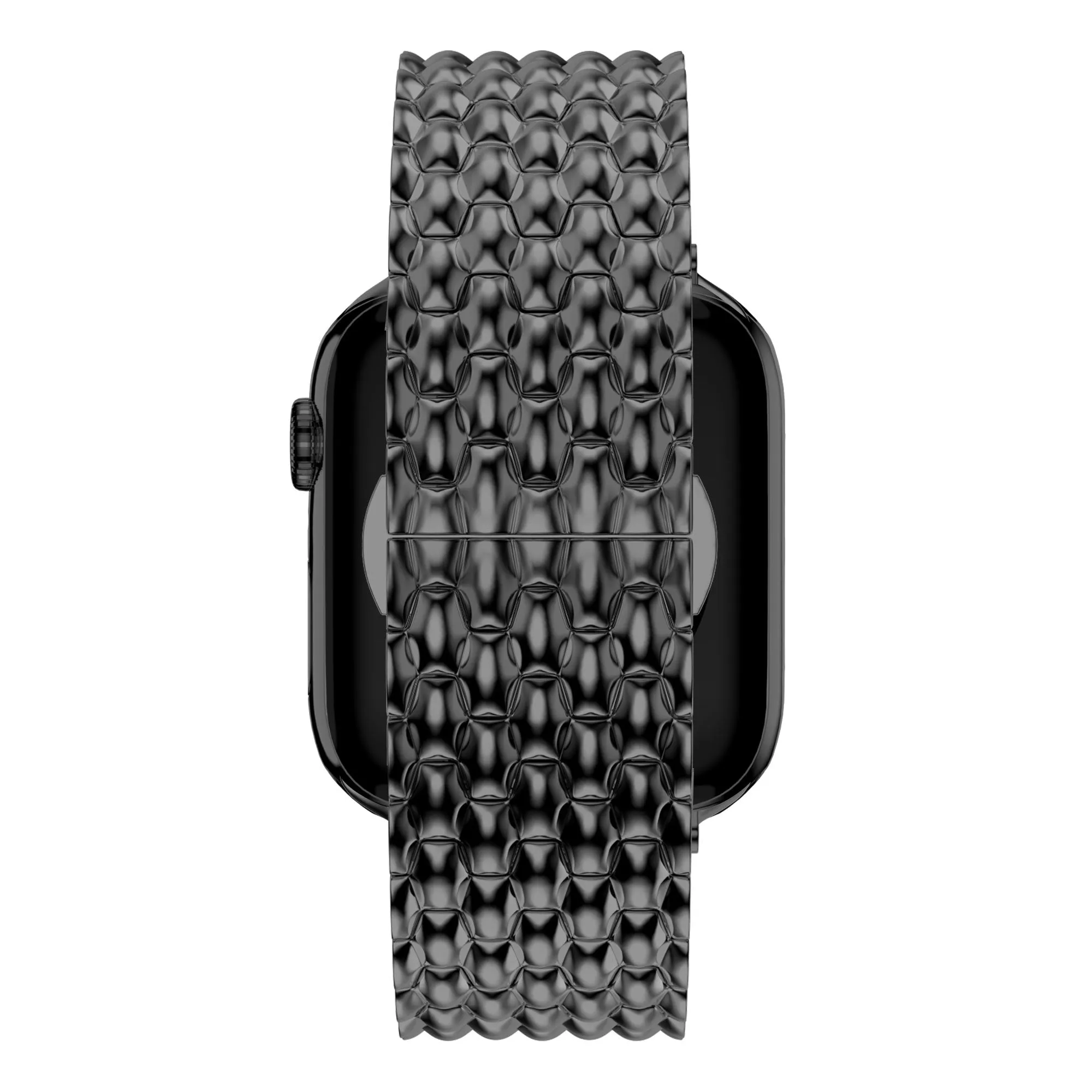 Customer Favorite Bandz Apple Watch Steel Strap 'Dragon' (Black)  Stylish & Comfortable