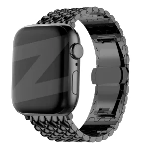 Customer Favorite Bandz Apple Watch Steel Strap 'Dragon' (Black)  Stylish & Comfortable